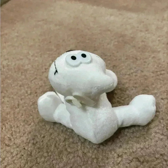 Beanie Baby Dandee Halloween Boo Wide Eyes Ghost crab - Picture 2 of 7